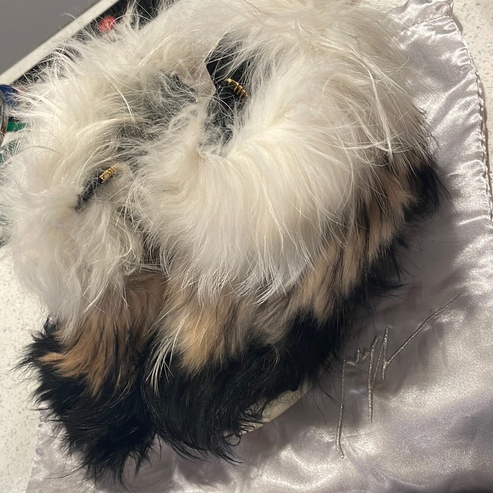 Giuseppe fur shoes womens 37.5